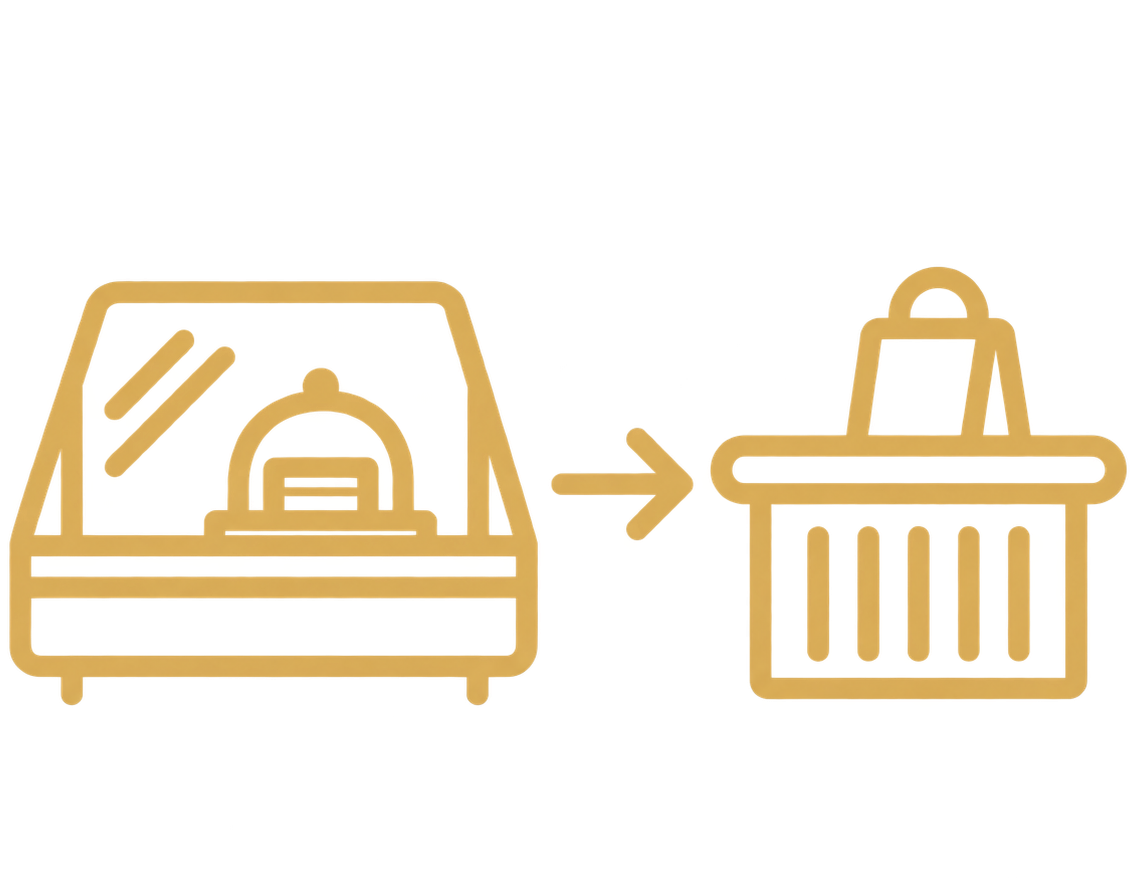 Display & Pickup Areas